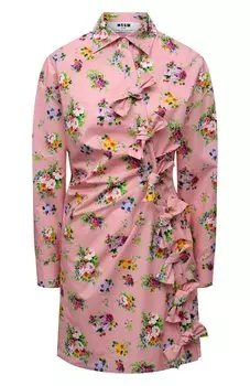 Хлопковое платье MSGM