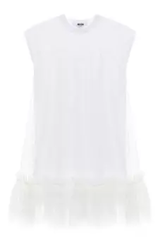 Хлопковое платье MSGM