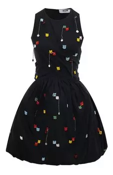 Хлопковое платье MSGM