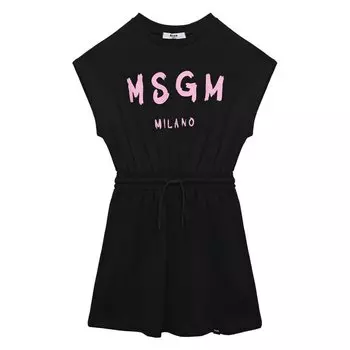 Хлопковое платье MSGM kids