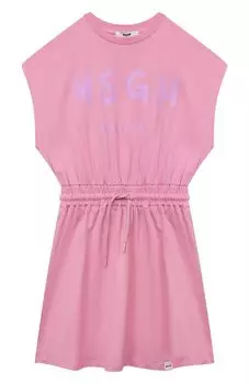 Хлопковое платье MSGM kids