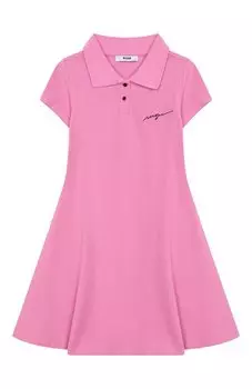 Хлопковое платье MSGM kids