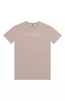 Хлопковое платье MSGM kids