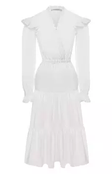 Хлопковое платье Philosophy di Lorenzo Serafini