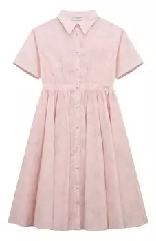 Хлопковое платье Philosophy di Lorenzo Serafini Kids
