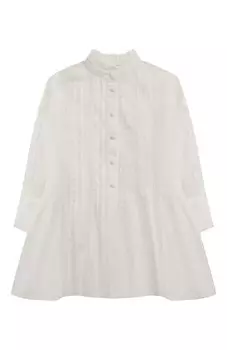 Хлопковое платье Philosophy di Lorenzo Serafini Kids