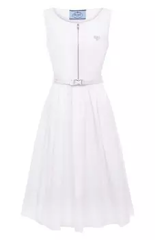 Хлопковое платье Prada