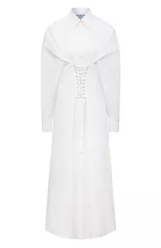 Хлопковое платье Prada