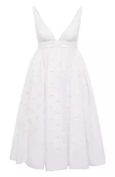Хлопковое платье Prada