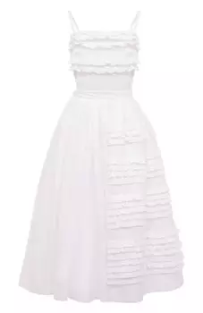 Хлопковое платье Prada