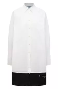 Хлопковое платье Prada