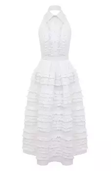 Хлопковое платье Prada