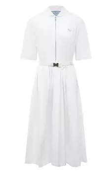 Хлопковое платье Prada