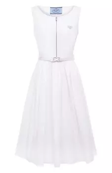 Хлопковое платье Prada