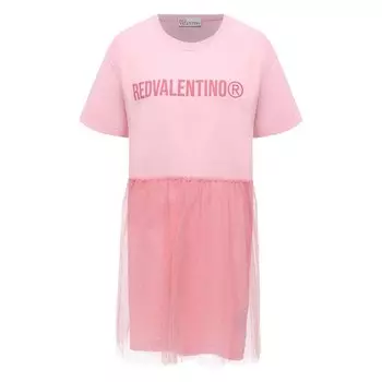 Хлопковое платье REDVALENTINO