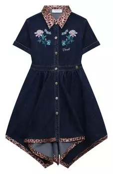 Хлопковое платье Roberto Cavalli