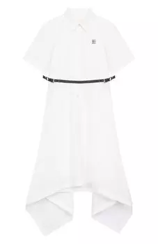 Хлопковое платье-рубашка Givenchy