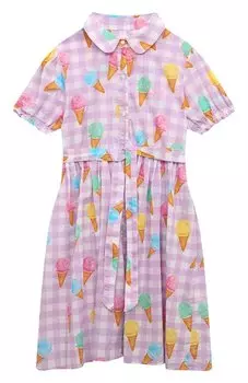 Хлопковое платье-рубашка MC2 Saint Barth