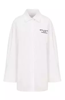 Хлопковое платье-рубашка Off-White