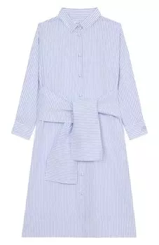 Хлопковое платье-рубашка Philosophy di Lorenzo Serafini Kids