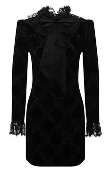 Хлопковое платье Saint Laurent