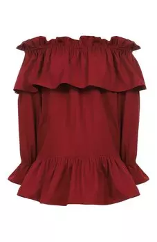 Хлопковое платье Saint Laurent