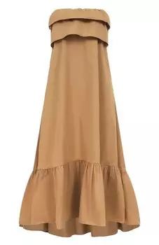 Хлопковое платье Saint Laurent