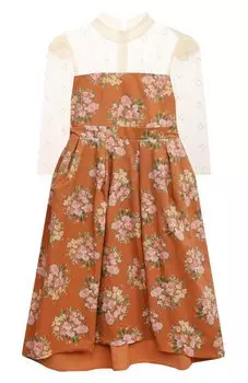 Хлопковое платье Ulyana Sergeenko