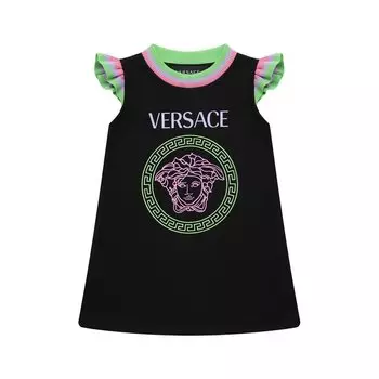 Хлопковое платье Versace