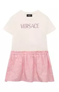 Хлопковое платье Versace