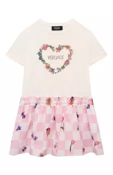 Хлопковое платье Versace