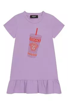 Хлопковое платье Versace