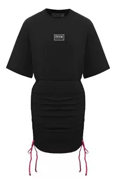 Хлопковое платье Versace Jeans Couture