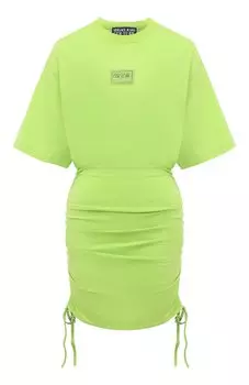 Хлопковое платье Versace Jeans Couture