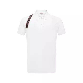 Хлопковое поло Alexander McQueen