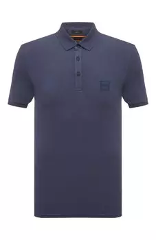 Хлопковое поло BOSS Orange