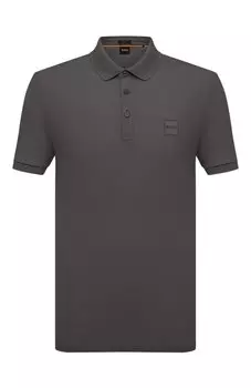 Хлопковое поло BOSS Orange