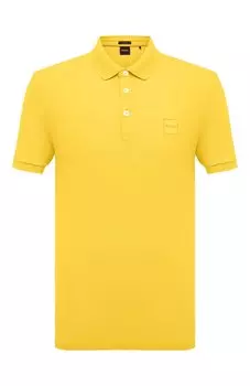 Хлопковое поло BOSS Orange
