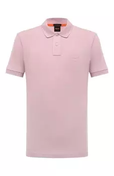Хлопковое поло BOSS Orange