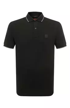 Хлопковое поло BOSS Orange