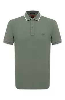 Хлопковое поло BOSS Orange