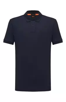 Хлопковое поло BOSS Orange