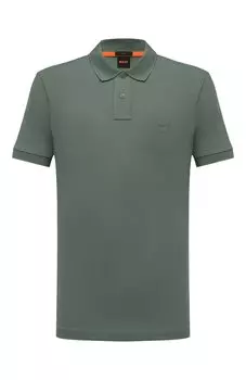 Хлопковое поло BOSS Orange