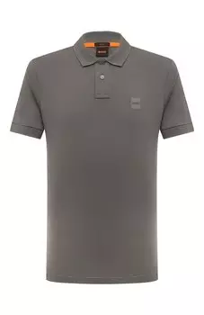 Хлопковое поло BOSS Orange