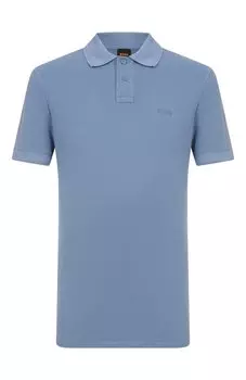 Хлопковое поло BOSS Orange