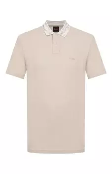 Хлопковое поло BOSS Orange