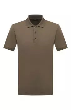 Хлопковое поло Brioni