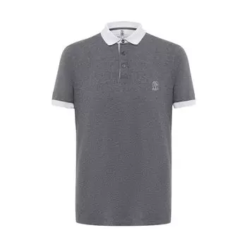 Хлопковое поло Brunello Cucinelli