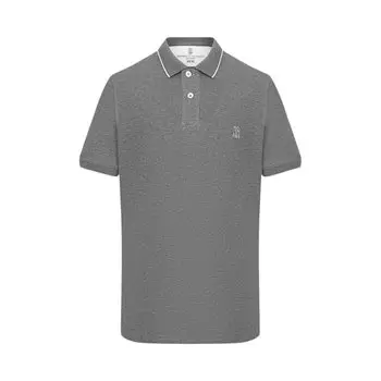 Хлопковое поло Brunello Cucinelli