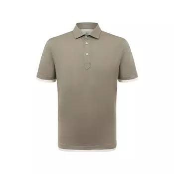 Хлопковое поло Brunello Cucinelli